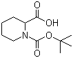 (R)-N-Boc-2-piperidinecarboxylic acid molecular structure (CAS 118552-55-9)