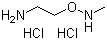 结构式 CAS# 1187830-44-9, 2-[(甲基氨基)氧基]乙胺盐酸盐