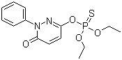 Pyridaphenthion molecular structure (CAS 119-12-0)