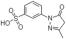 1-(3-Sulfophenyl)-3-methyl-5-pyrazolone molecular structure (CAS 119-17-5)