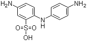5-Amino-2-[(4-aminophenyl)amino]benzenesulfonic acid molecular structure (CAS 119-70-0)