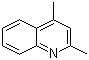 structure of CAS# 1198-37-4, 2,4-Dimethylquinoline
