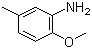 2-Methoxy-5-methylaniline molecular structure (CAS 120-71-8)