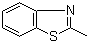 2-甲基苯并噻唑分子结构 (CAS 120-75-2)