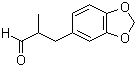 胡椒基丙醛分子结构 (CAS 1205-17-0)