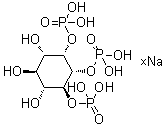 D-myo-Inositol 1,2,6-tris(dihydrogen phosphate) sodium salt molecular structure (CAS 120965-76-6)