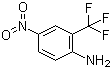 2-氨基-5-硝基三氟甲苯分子结构 (CAS 121-01-7)