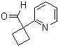 structure of CAS# 1211593-36-0, 1-(2-Pyridinyl)cyclobutanecarboxaldehyde