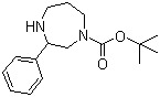 3-Phenyl-[1,4]diazepane-1-carboxylic acid tert-butyl ester molecular structure (CAS 1211596-44-9)