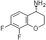 结构式 CAS# 1213550-52-7, (4R)-7,8-二氟-3,4-二氢-2H-1-苯并吡喃-4-胺