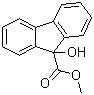 structure of CAS# 1216-44-0, Methyl 9-hydroxy-9H-fluorene-9-carboxylate