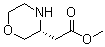 structure of CAS# 1217976-31-2, (3R)-3-Morpholineacetic acid methyl ester