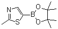 结构式 CAS# 1218791-01-5, 2-甲基噻唑-5-硼酸频哪醇酯