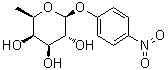 4-Nitrophenyl beta-D-fucopyranoside molecular structure (CAS 1226-39-7)