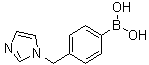 4-[(1-Imidazolyl)methyl]phenylboronic acid molecular structure (CAS 1228183-01-4)