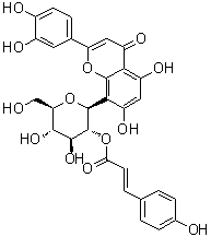 Orientin-2''-O-p-trans-coumarate molecular structure (CAS 1229437-75-5)