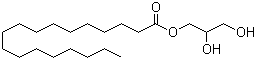 Monostearin molecular structure (CAS 123-94-4)