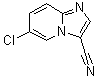 structure of CAS# 123531-24-8, 6-Chloroimidazo[1,2-a]pyridine-3-carbonitrile