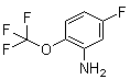 5-Fluoro-2-(trifluoromethoxy)benzenamine molecular structure (CAS 123572-63-4)