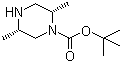 structure of CAS# 1238951-37-5, (2S,5S)-2,5-Dimethyl-1-piperazinecarboxylic acid tert-butyl ester