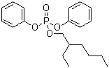 2-Ethylhexyl diphenyl phosphate molecular structure (CAS 1241-94-7)