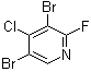 结构式 CAS# 1242329-24-3, 3,5-二溴-4-氯-2-氟吡啶