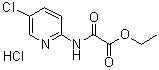 structure of CAS# 1243308-37-3, 2-[(5-Chloropyridin-2-yl)amino]-2-oxoacetic acid ethyl ester monohydrochloride;ethyl 2-[(5-chloropyridin-2-yl)amino]-2-oxoacetate;hydrochloride