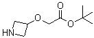 2-(3-Azetidinyloxy)acetic acid 1,1-dimethylethyl ester molecular structure (CAS 1243440-47-2)