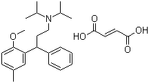 2-Methoxy-5-methyl-N,N-bis(1-methylethyl)-3-phenylbenzenepropanamine fumarate molecular structure (CAS 124935-89-3)