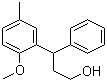 3-(2-Methoxy-5-methylphenyl)-3-phenylpropanol molecular structure (CAS 124936-75-0)