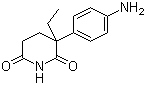 氨鲁米特分子结构 (CAS 125-84-8)