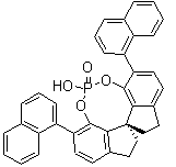 structure of CAS# 1258327-08-0, (11aS)-10,11,12,13-Tetrahydro-5-hydroxy-3,7-di-1-naphthalenyl-diindeno[7,1-de:1',7'-fg][1,3,2]dioxaphosphocin-5-oxide