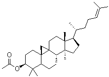 Handianol acetate molecular structure (CAS 1259-10-5)