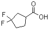 3,3-Difluorocyclopentanecarboxylic acid molecular structure (CAS 1260897-05-9)