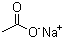 Sodium acetate molecular structure (CAS 127-09-3)