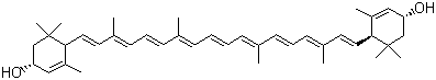 Xanthophyll molecular structure (CAS 127-40-2)