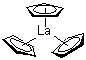 Tricyclopentadienyllanthanum molecular structure (CAS 1272-23-7)