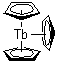 Tris(cyclopentadienyl)terbium molecular structure (CAS 1272-25-9)