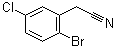 结构式 CAS# 127792-49-8, 2-溴-5-氯苯乙腈