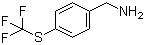 4-(Trifluoromethylthio)benzylamine molecular structure (CAS 128273-56-3)