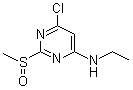 6-Chloro-N-ethyl-2-(methylsulfinyl)-4-pyrimidinamine molecular structure (CAS 1289385-39-2)