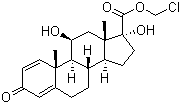 Loteprednol molecular structure (CAS 129260-79-3)