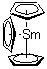 Tris(cyclopentadienyl)samarium molecular structure (CAS 1298-55-1)