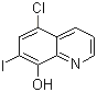 Clioquinol molecular structure (CAS 130-26-7)