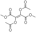 Dimethyl diacetoxyfumarate molecular structure (CAS 130-84-7)