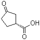 (1R)-3-Oxocyclopentanecarboxylic acid molecular structure (CAS 13012-38-9)