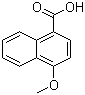 结构式 CAS# 13041-62-8, 4-甲氧基-1-萘甲酸