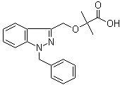 Bindarit molecular structure (CAS 130641-38-2)