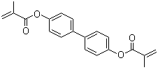 4,4'-Biphenylene methacrylate molecular structure (CAS 13082-48-9)