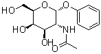 Phenyl 2-acetamido-2-deoxy-alpha-D-galactopyranoside molecular structure (CAS 13089-18-4)